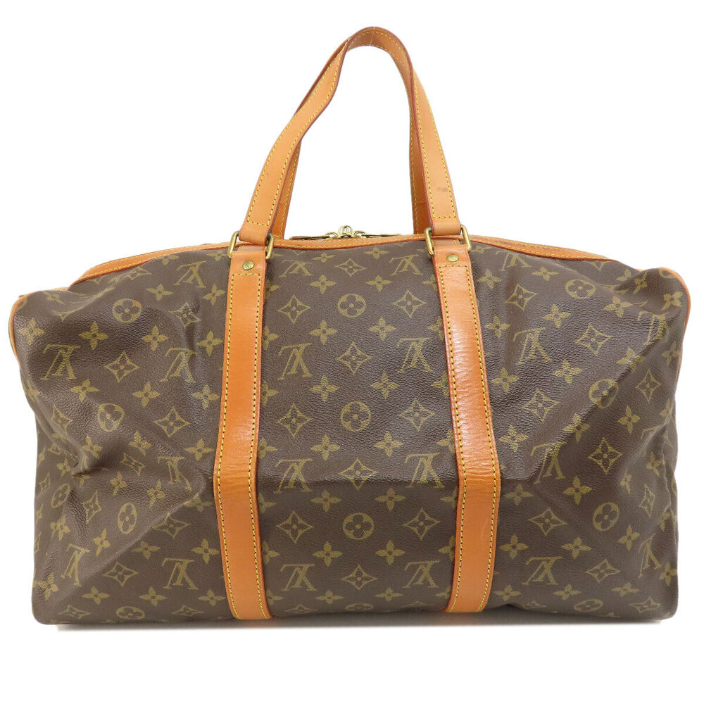 Louis Vuitton Saxpool Boston Canvas Bag Monogram Brown